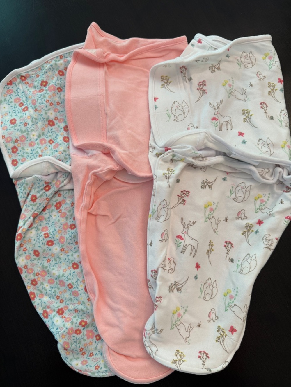 aden + anais Easy Swaddle Wrap, Set of 3, size 0-3 mos